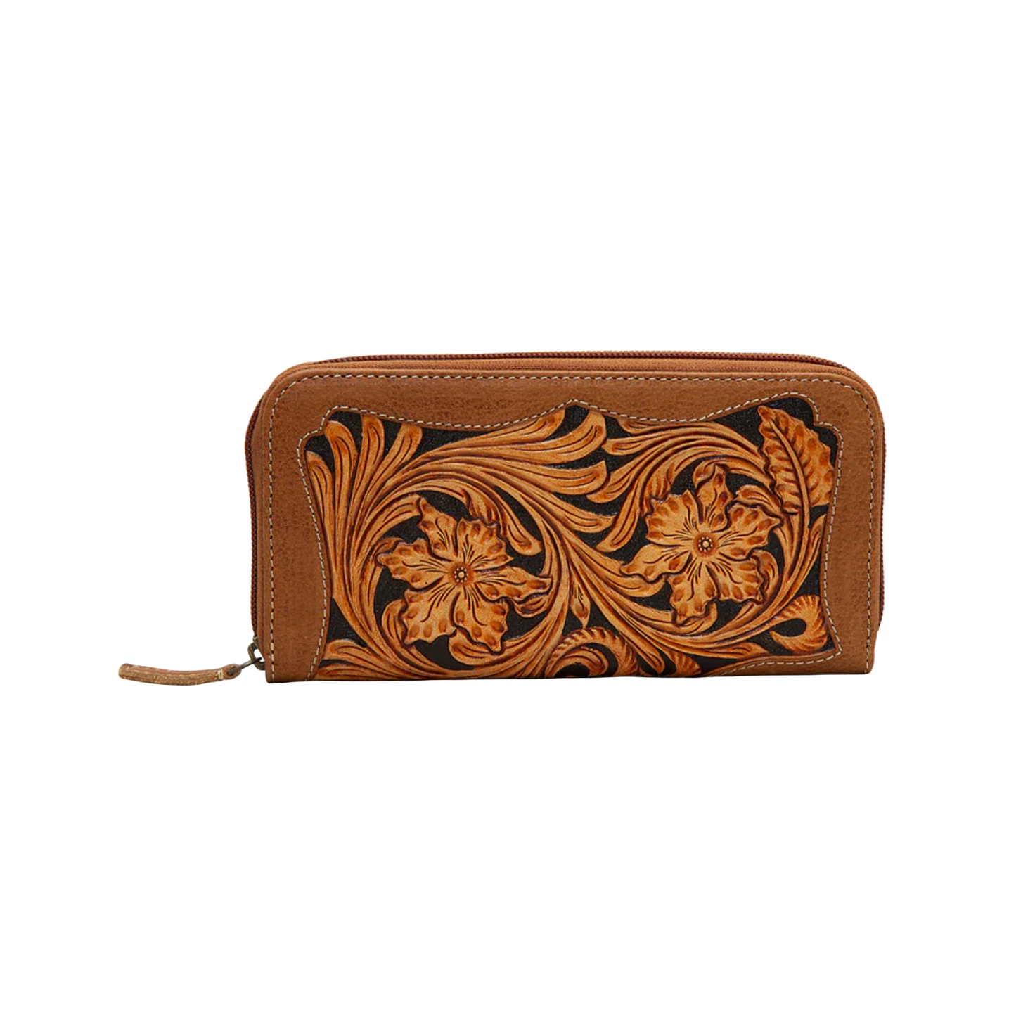 Myra Bag Ladies Mahogany Dust Brown Leather Wallet S-5823