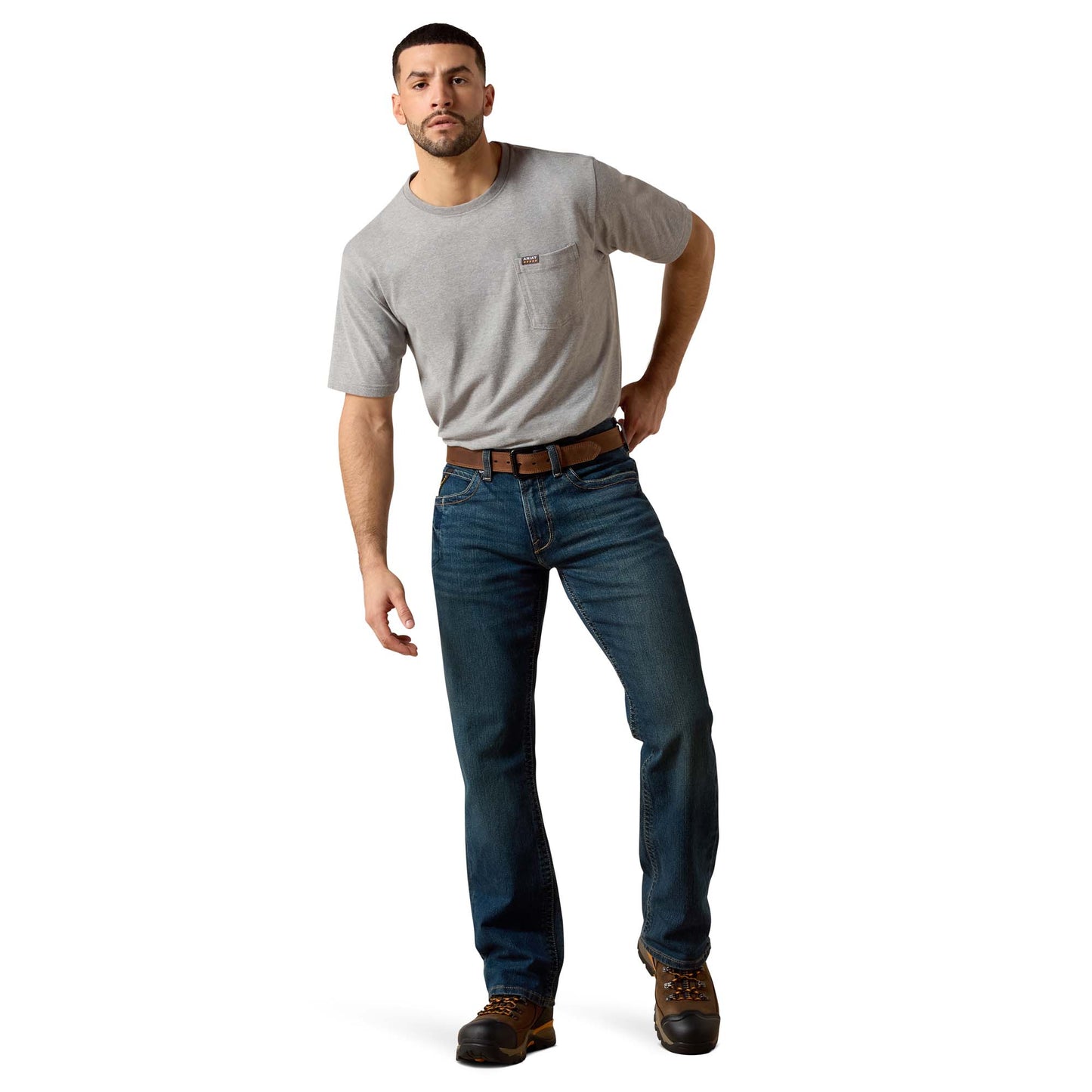 Ariat® Men's Rebar M4 Durastretch Bodie Boot Cut Work Jeans 10016220