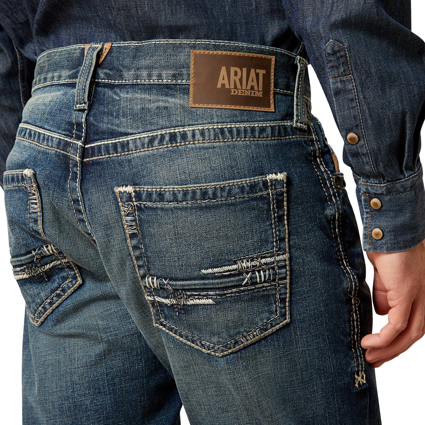Ariat Men's M5 Slim Stretch Adkins Stackable Straight Leg Jean 10030275