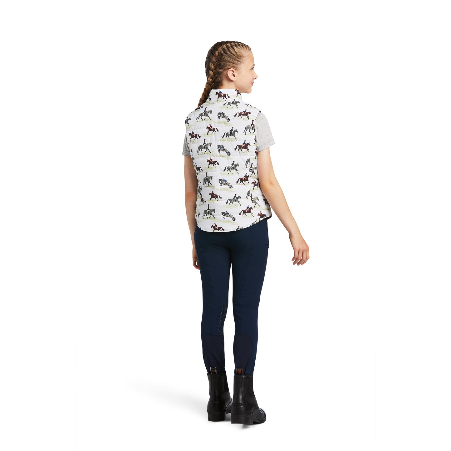 Ariat® Youth Girl's Bella Horse Print Reversible Vest 10039220