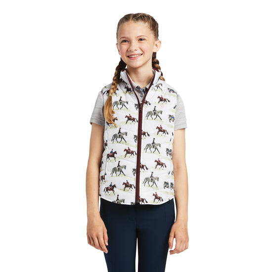 Ariat® Youth Girl's Bella Horse Print Reversible Vest 10039220