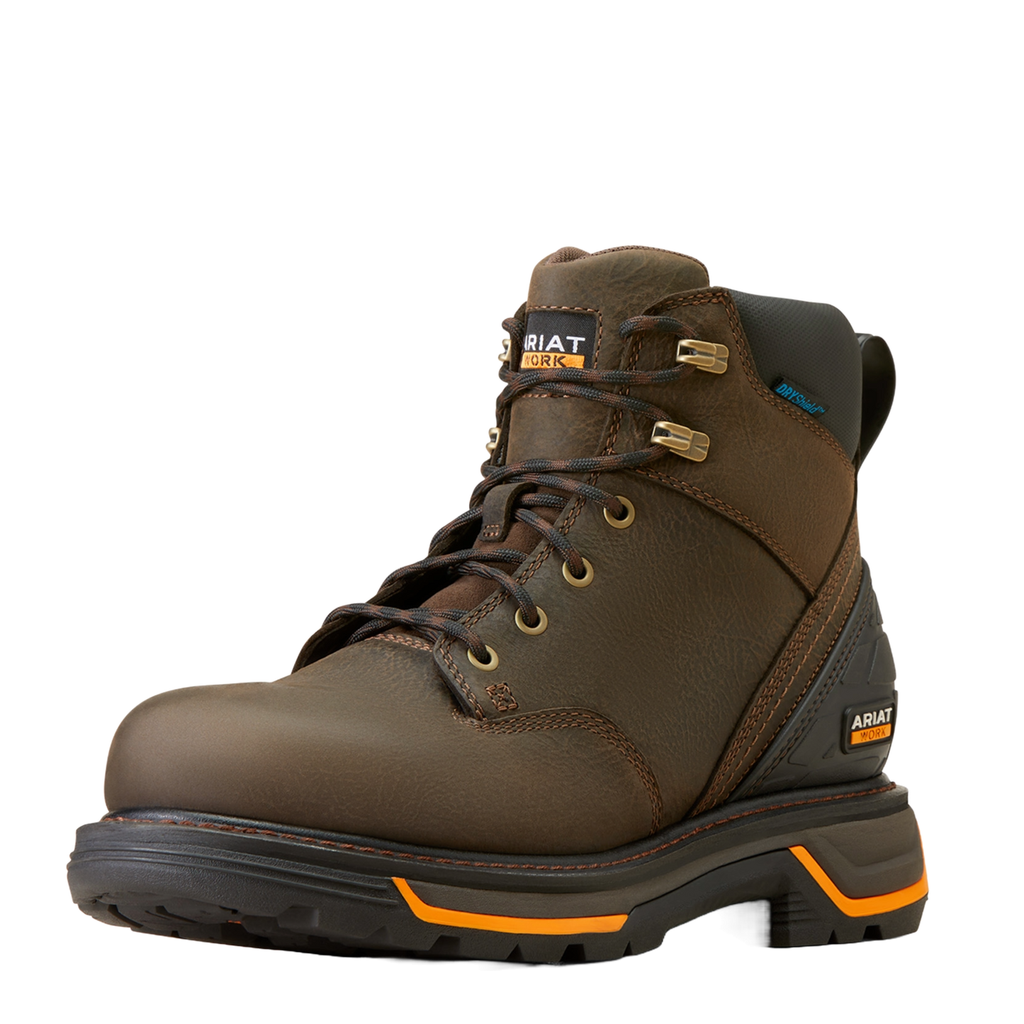 Ariat Men's Big Rig 6" Iron Coffee Waterproof Work Boot 10042551