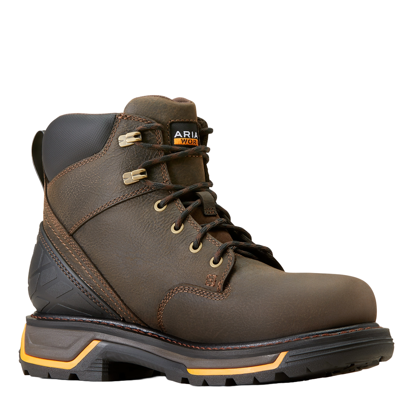 Ariat Men's Big Rig 6" Iron Coffee Waterproof Work Boot 10042551