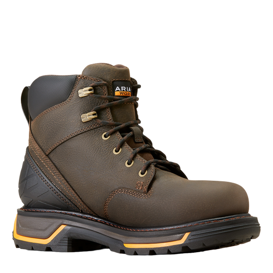 Ariat Men's Big Rig 6" Iron Coffee Waterproof Work Boot 10042551