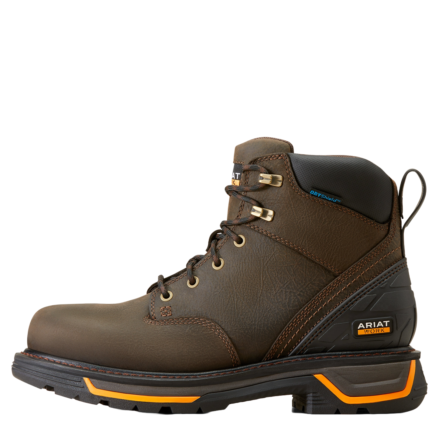 Ariat Men's Big Rig 6" Iron Coffee Waterproof Work Boot 10042551