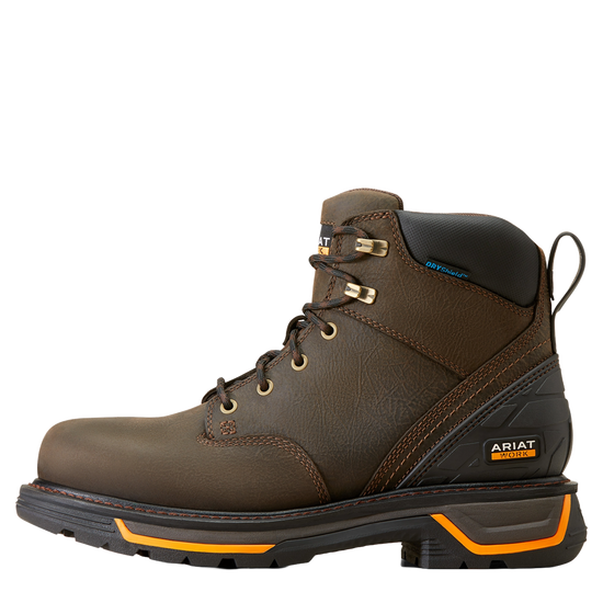 Ariat Men's Big Rig 6" Iron Coffee Waterproof Work Boot 10042551