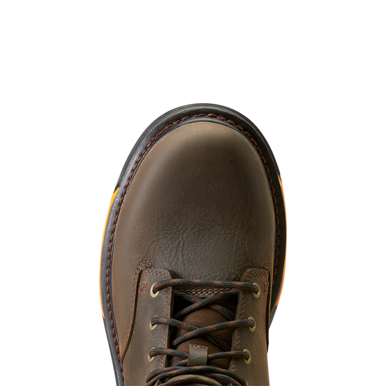 Ariat Men's Big Rig 6" Iron Coffee Waterproof Work Boot 10042551