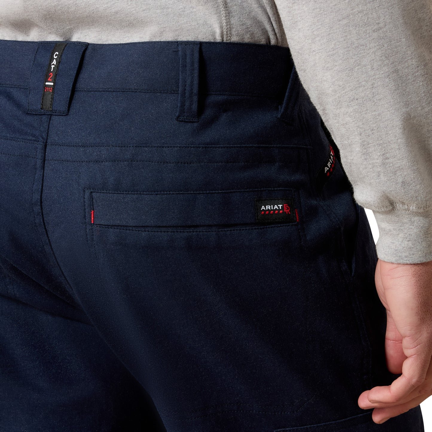 Ariat Men's M7 Durastretch Twill Straight Leg FR Navy Work Pant 10043150