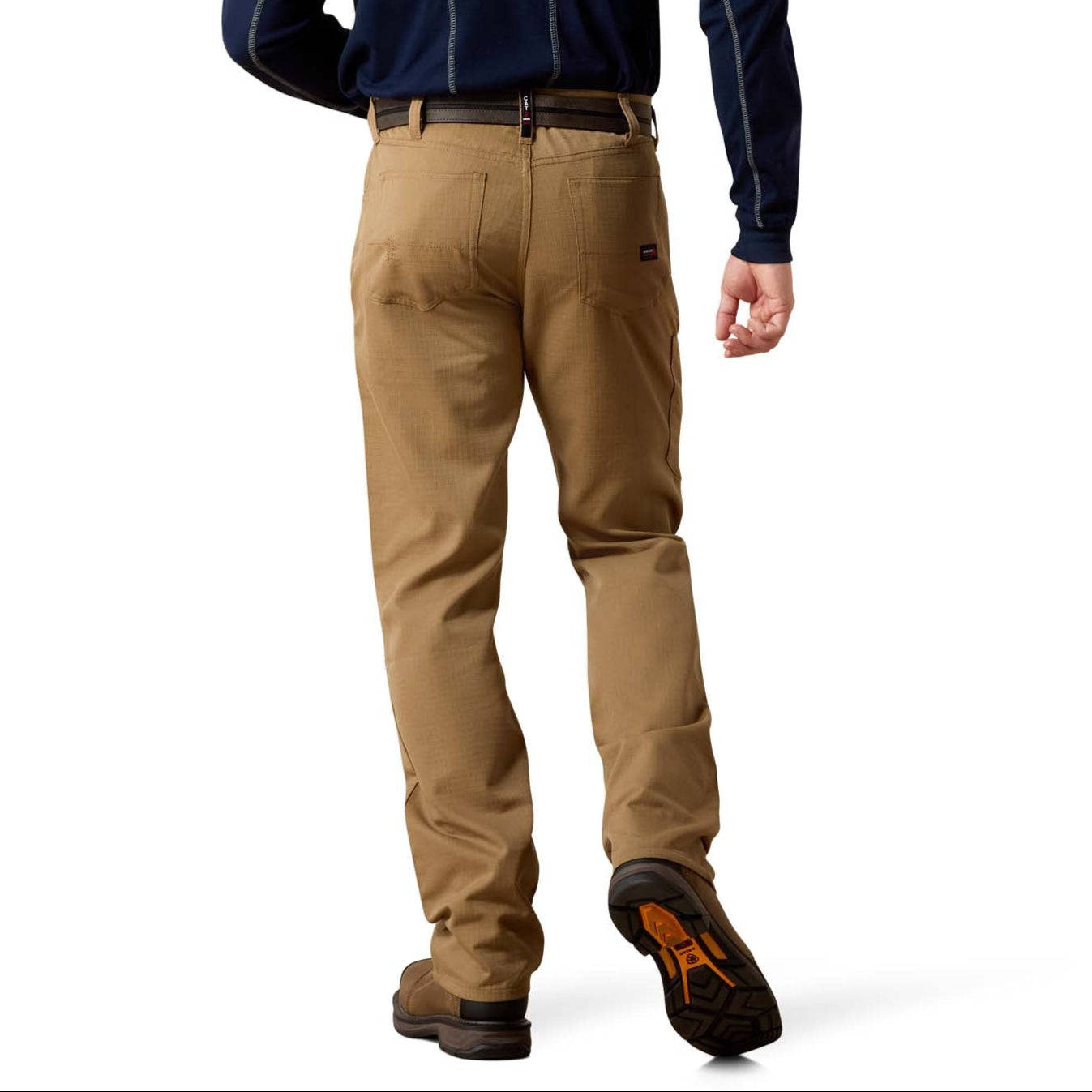 Ariat Men's FR M4 Crossfire Khaki Straight Leg Pant 10043152