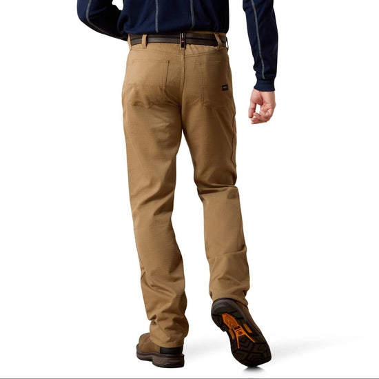 Ariat Men's FR M4 Crossfire Khaki Straight Leg Pant 10043152