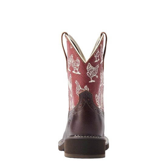 Ariat Ladies Fatbaby Heritage Farrah Chocolate Chip Western Boot 10044439