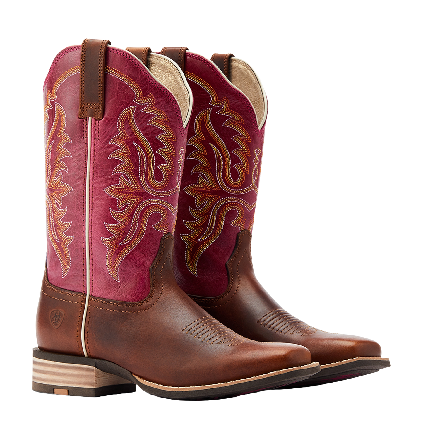 Ariat Ladies Olena Vintage Caramel Leather Western Boot 10044441