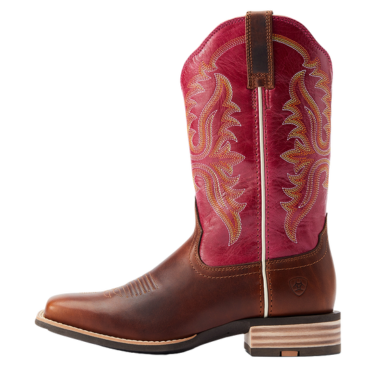 Ariat Ladies Olena Vintage Caramel Leather Western Boot 10044441