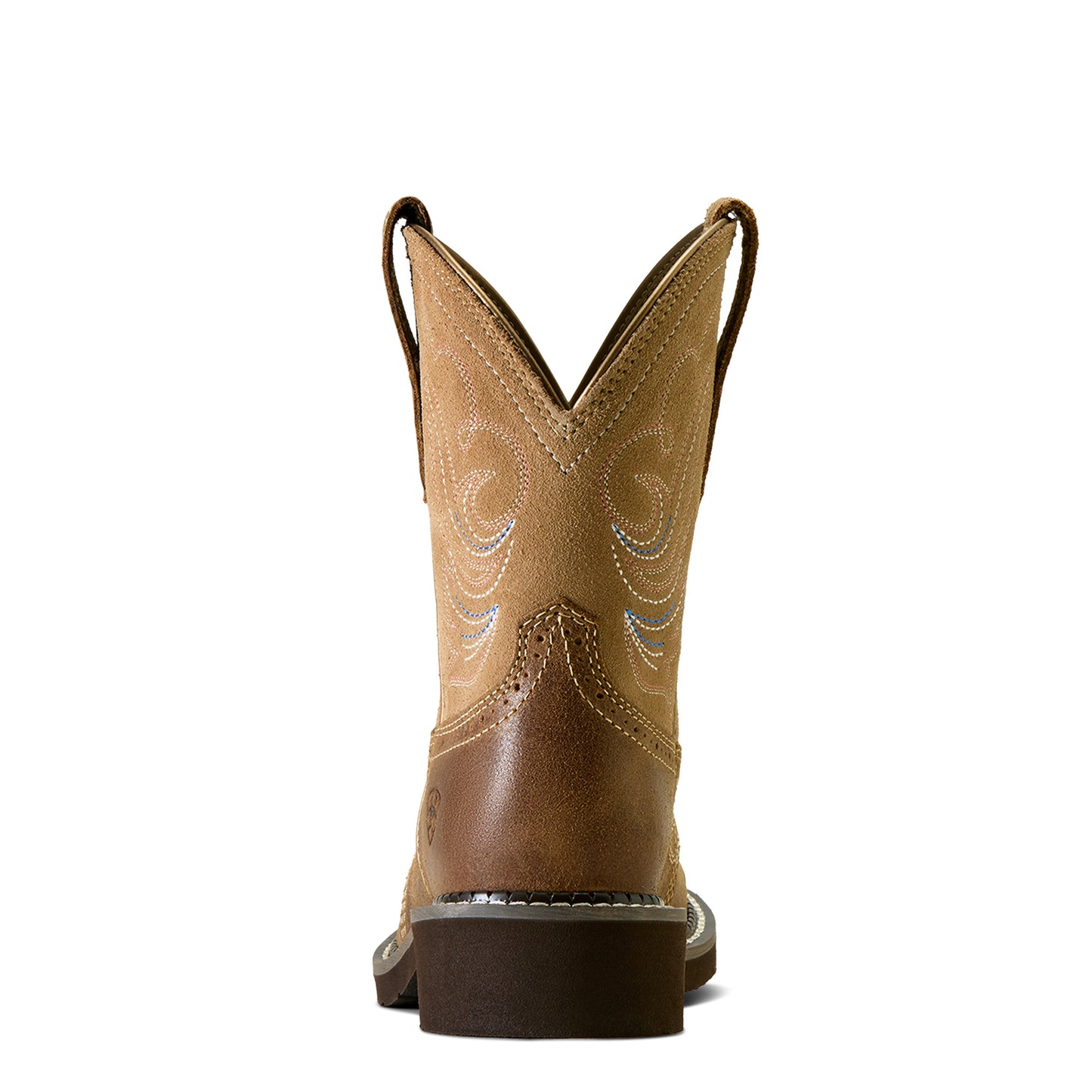 Ariat Ladies Fatbaby Heritage Dapper Wicker Brown Leather Western Boot 10044537