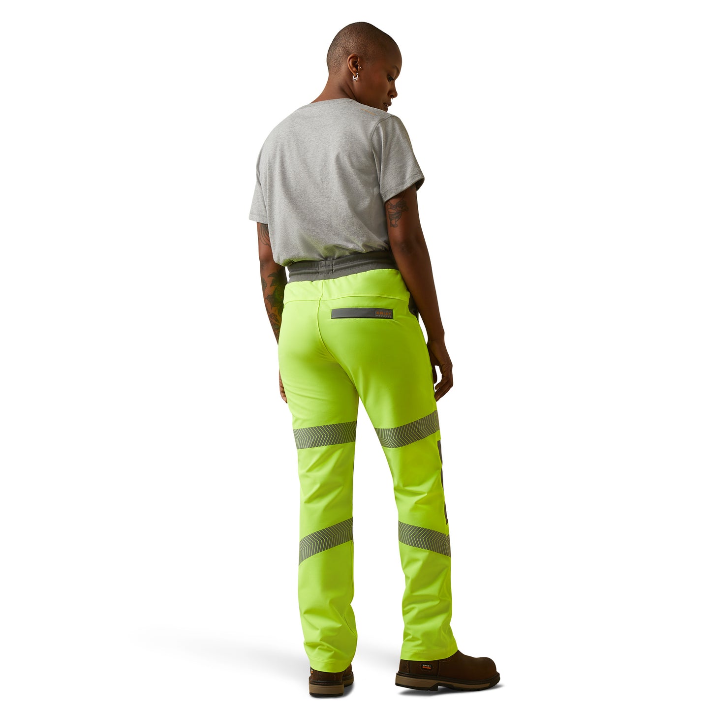 Ariat Ladies HI-VIS Yellow Rebar DuraStretch Pull-On Slim Leg Pant 10043158