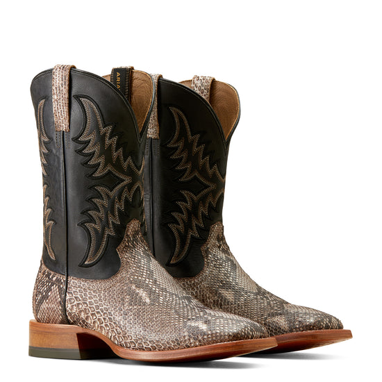 Ariat Men's Dry Gulch Tan Python Western Boots 10047081