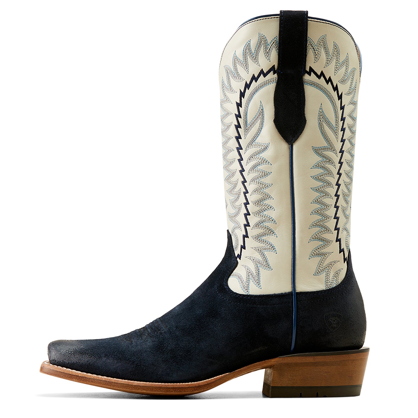 Ariat Men's Futurity Time Polo Blue Roughout Western Boots 10047718