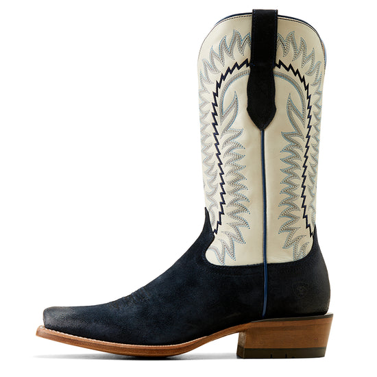 Ariat Men's Futurity Time Polo Blue Roughout Western Boots 10047718