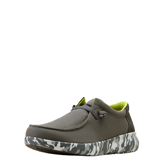 Ariat Men's Hilo Stretch Grey Charcoal Lace Up Shoe 10050954