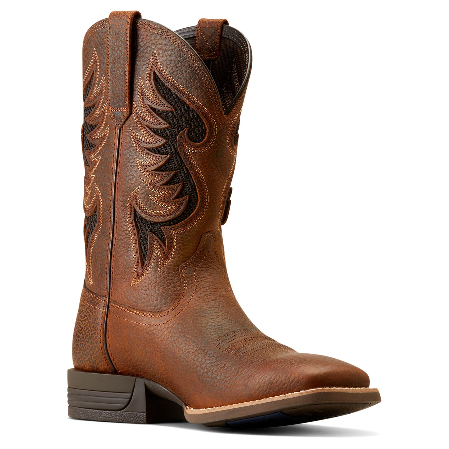 Ariat Men's Cowpuncher VentTEK Brown Oiled Rowdy Cowboy Boot 10051035