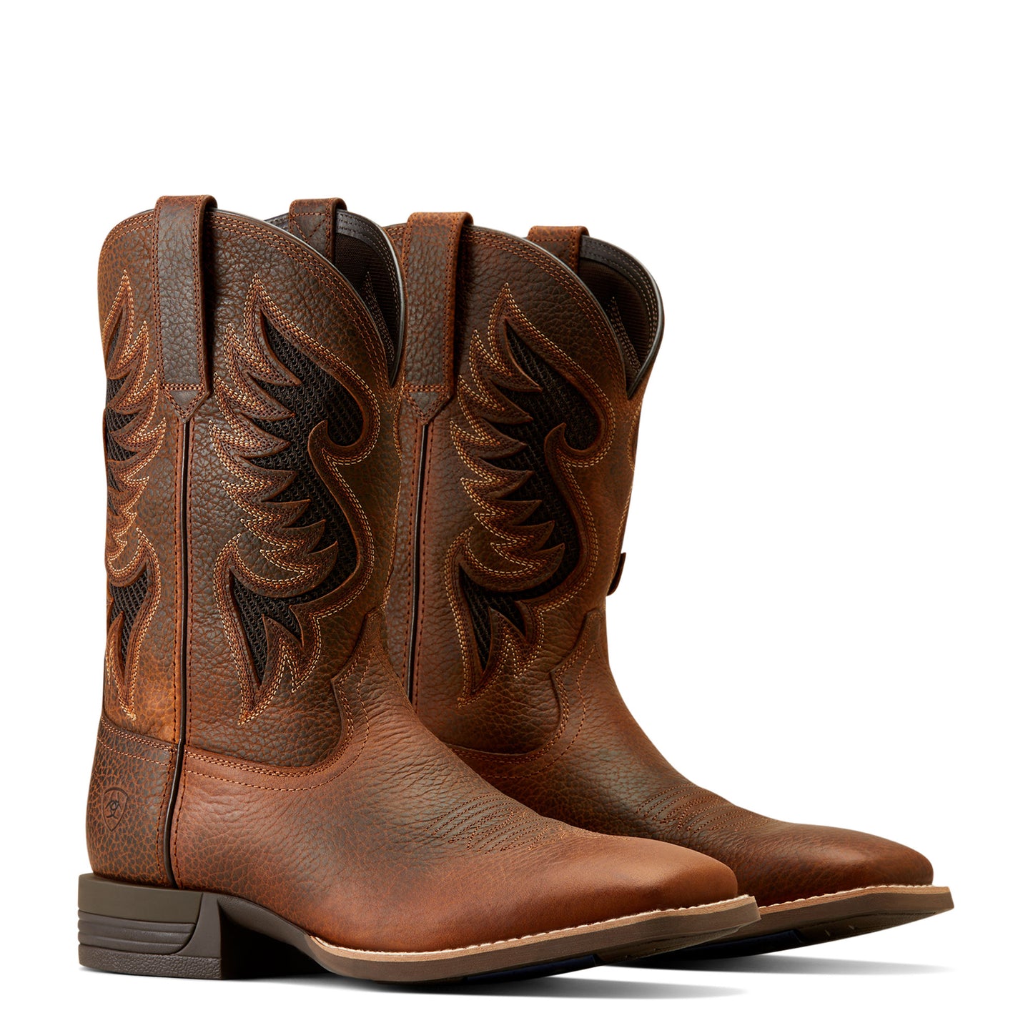 Ariat Men's Cowpuncher VentTEK Brown Oiled Rowdy Cowboy Boot 10051035