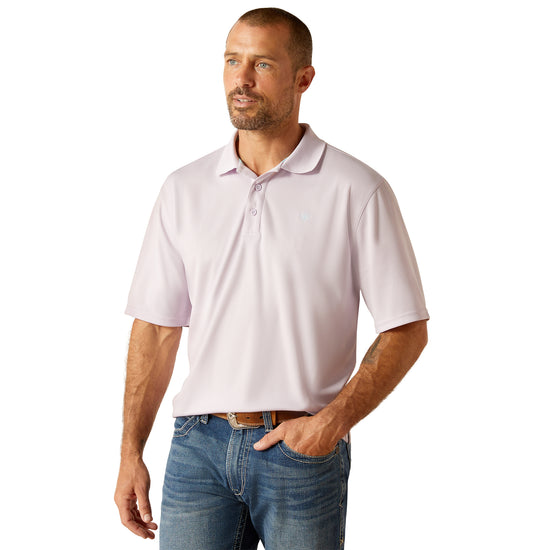 Ariat Men's VentTEK Tranquil Purple Polo Shirt 10051346