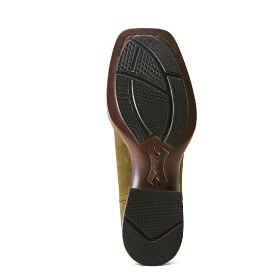 Ariat Men's Booker Ultra Olive Suede Western Ankle Boots 10054169