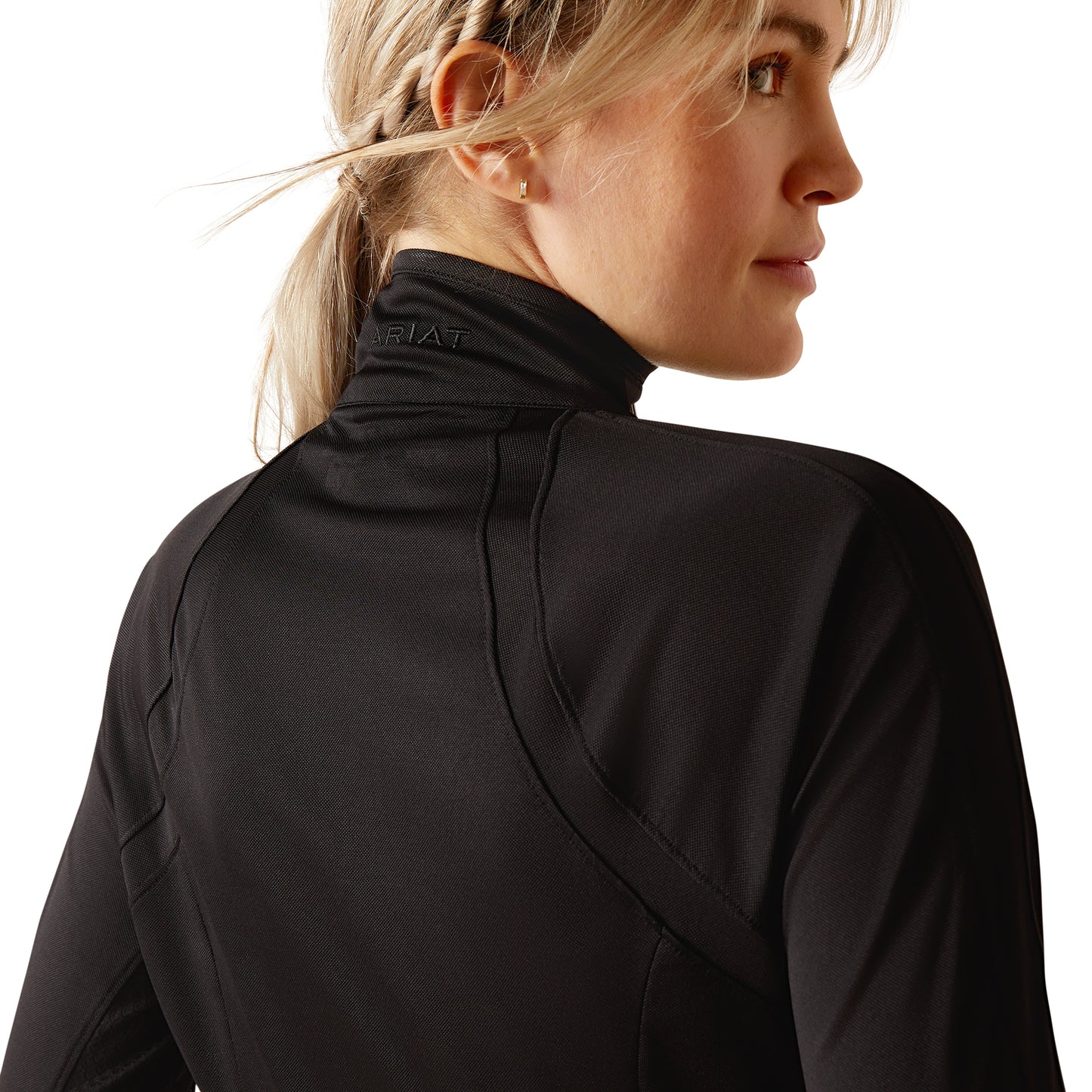 Ariat Ladies Sunstopper 3.0 Black Baselayer Shirt 10049041