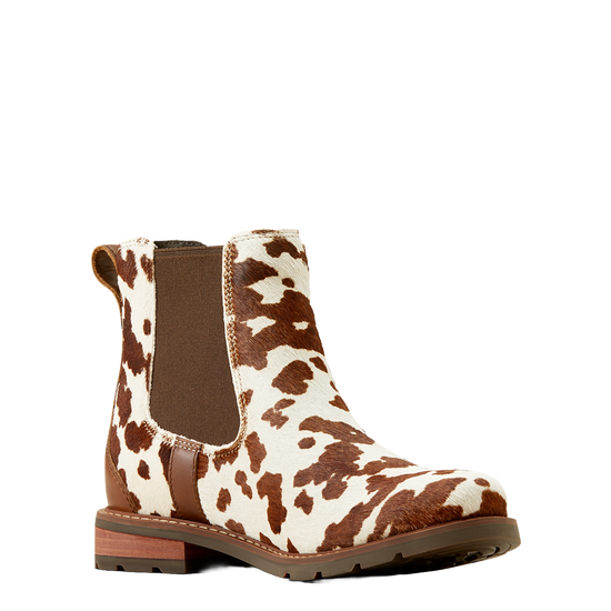 Ariat Ladies Wexford Cow Hair On Chelsea Ankle Boot 10050915