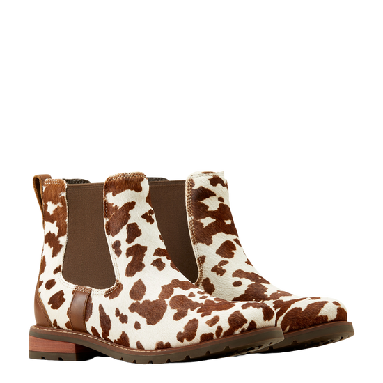 Ariat Ladies Wexford Cow Hair On Chelsea Ankle Boot 10050915