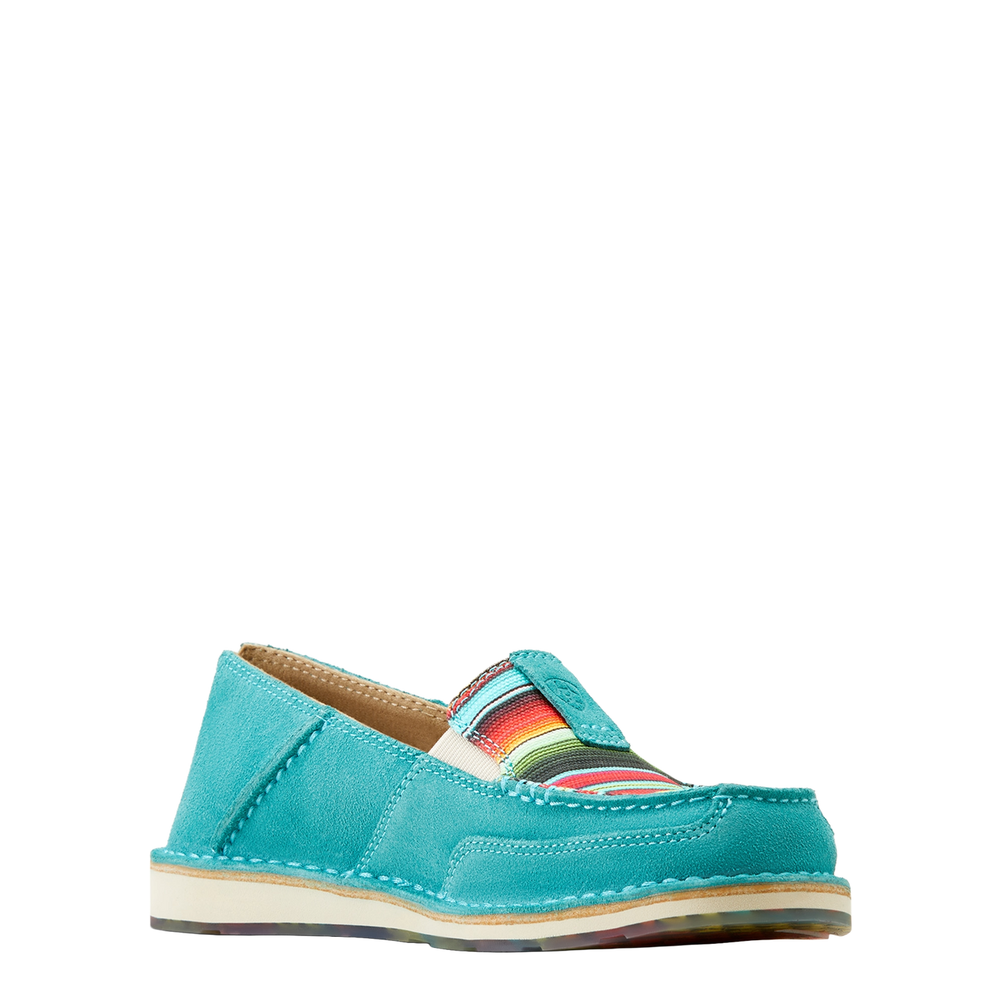 Ariat Ladies Teal Suede & Striking Serape Cruiser 10050955