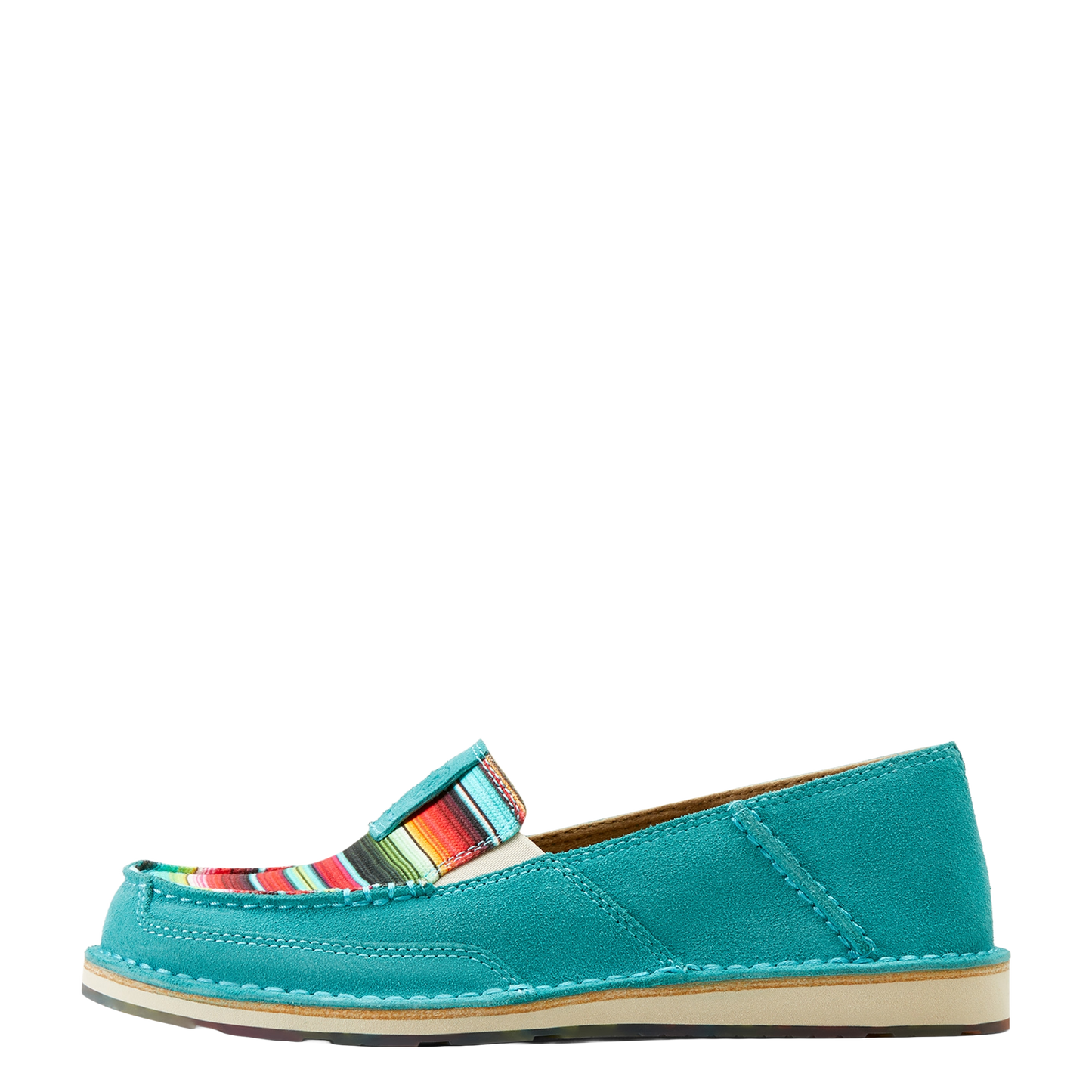 Ariat Ladies Teal Suede & Striking Serape Cruiser 10050955