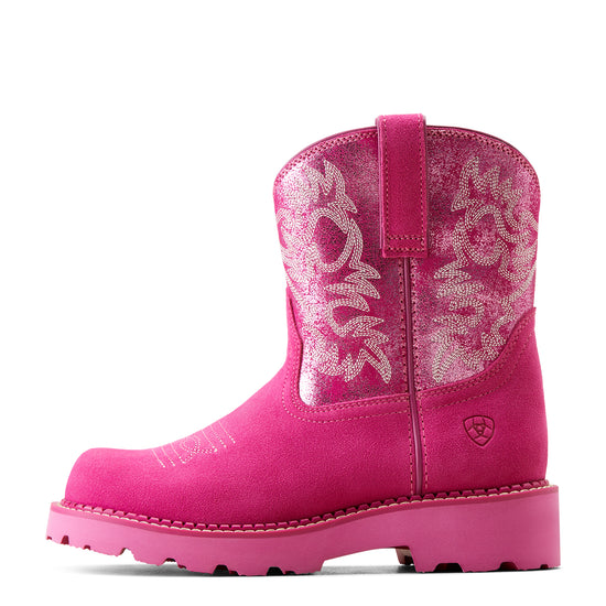 Ariat Ladies Fatbaby Hottest Pink Western Boots 10050997