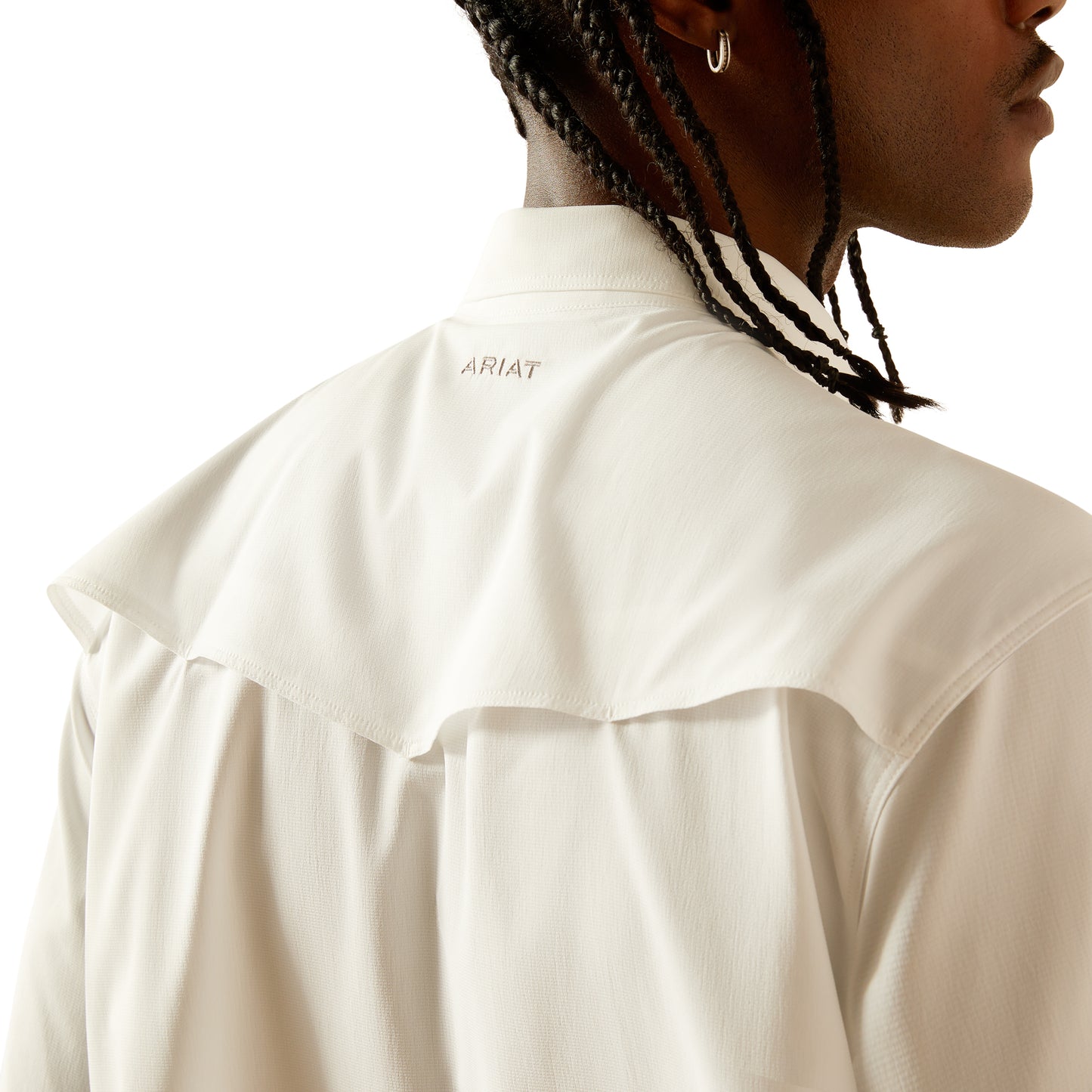 Ariat Men's Western VentTEK White Snap Shirt 10054482