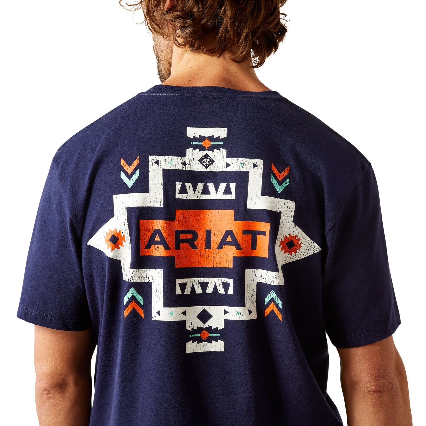 Ariat Men's Southwest Classic Blue Pocket T-Shirt 10054844