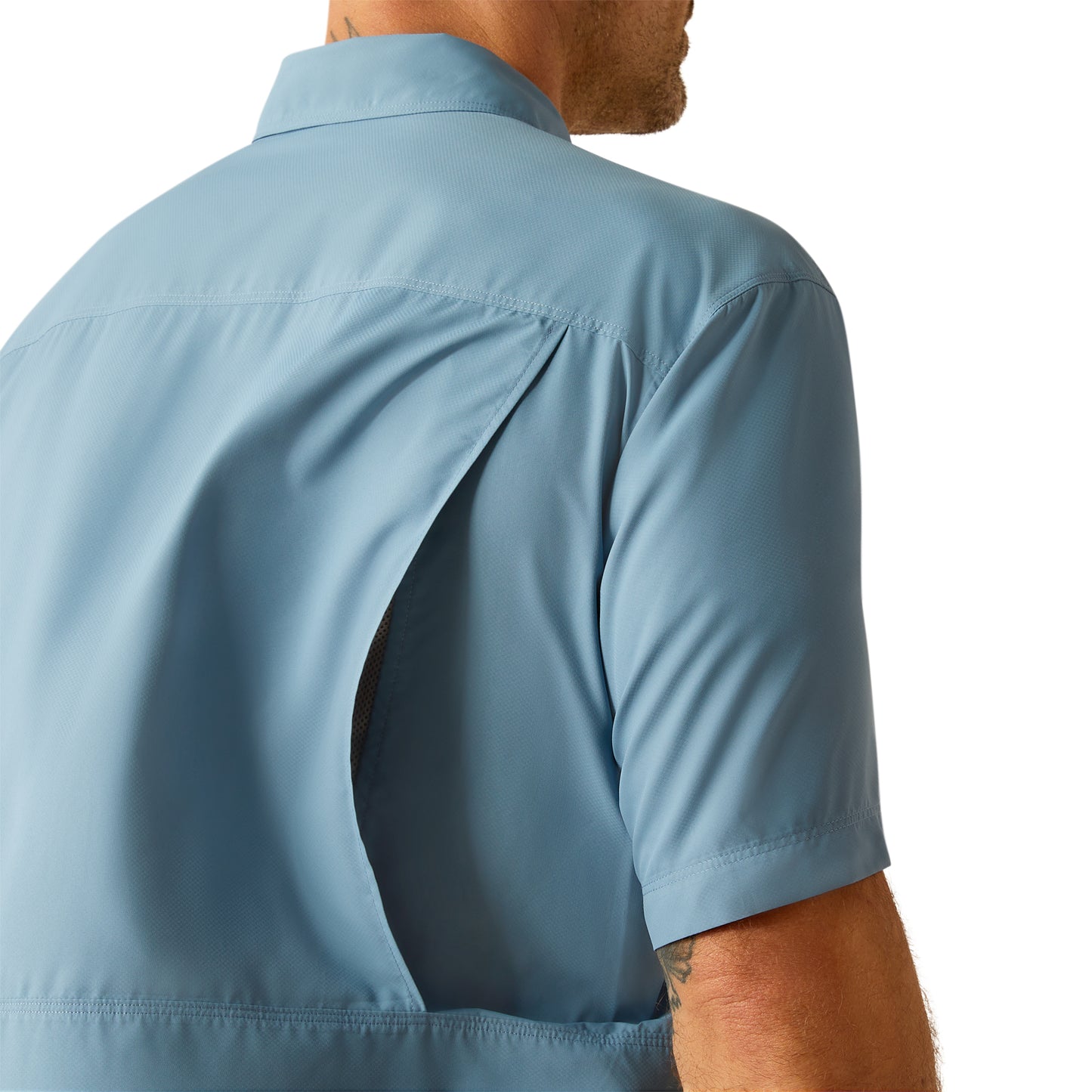 Ariat Men's VentTEK Outbound Blue Shadow Classic Fit Shirt 10055122