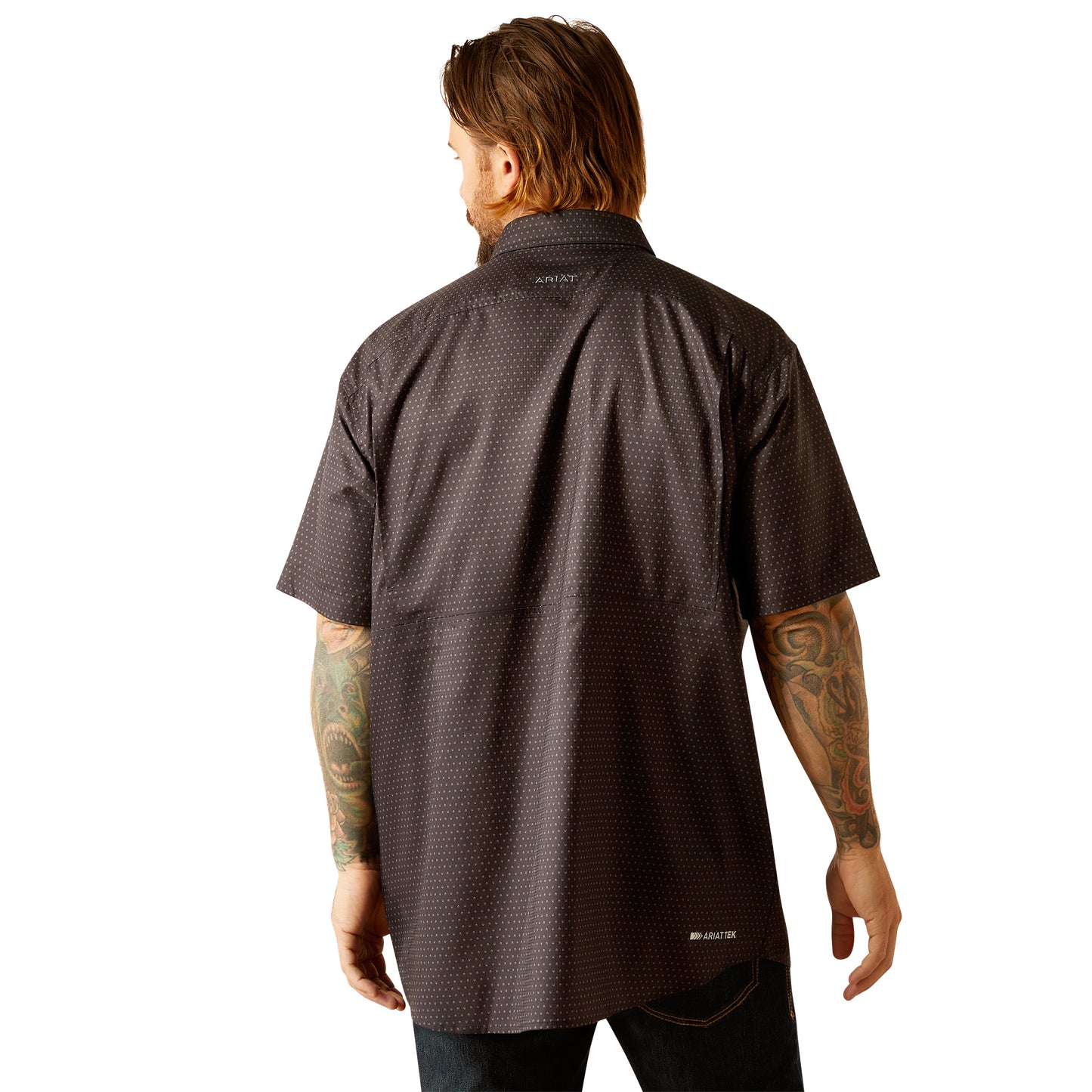 Ariat Men's Black Print VentTEK Button Down Classic Fit Shirt 10055242