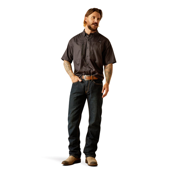 Ariat Men's Black Print VentTEK Button Down Classic Fit Shirt 10055242