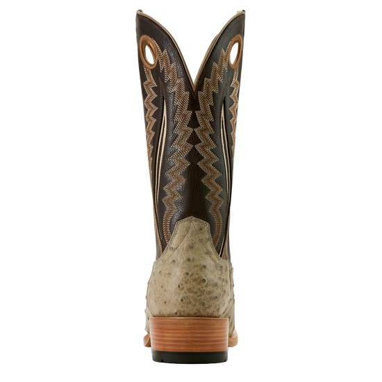 Ariat Men's Futurity Outlaw Platinum Full Quill Ostrich Cowboy Boots 10058167