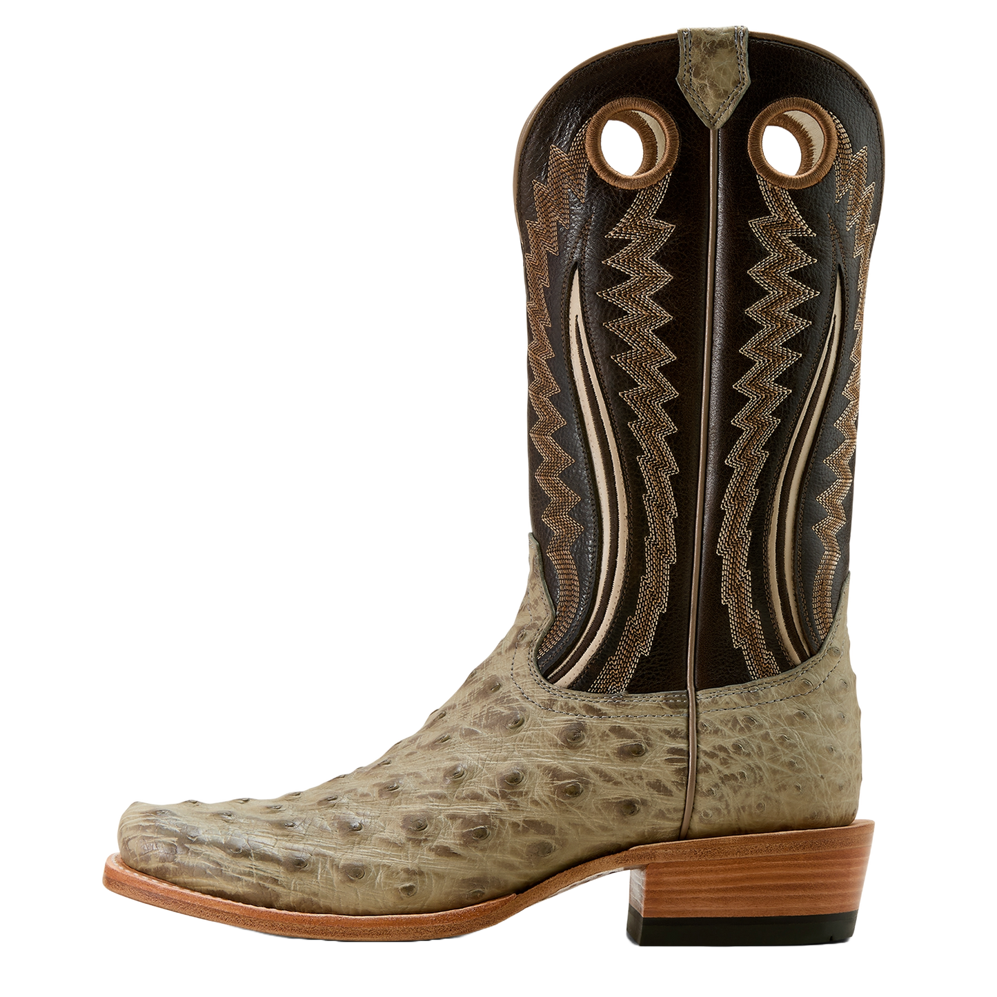 Ariat Men's Futurity Outlaw Platinum Full Quill Ostrich Cowboy Boots 10058167