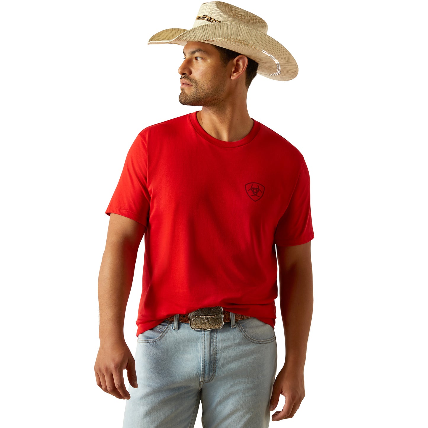 Ariat Men's Redline Etched Buffalo LOTF Flag T-Shirt 10058939