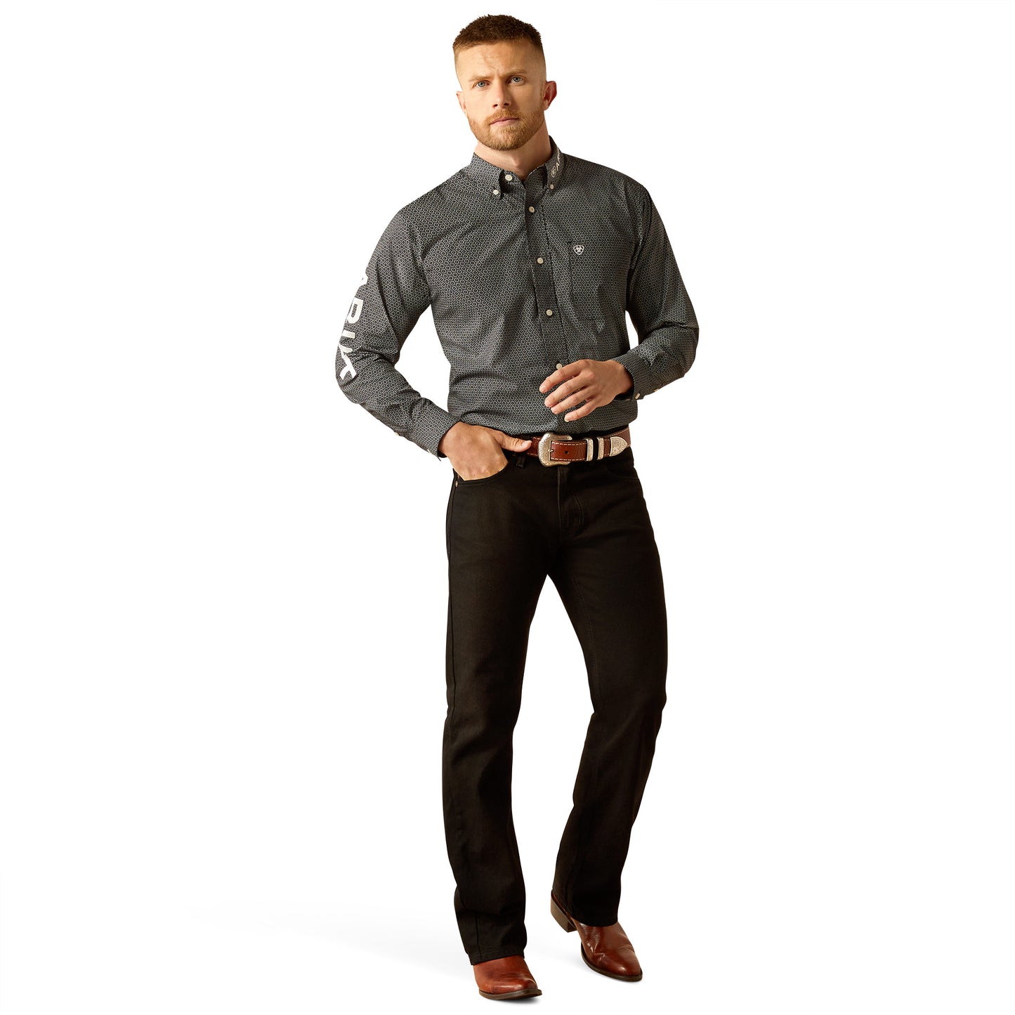 Ariat Men's Team Fowler Classic Fit Button Down Shirt 10058960