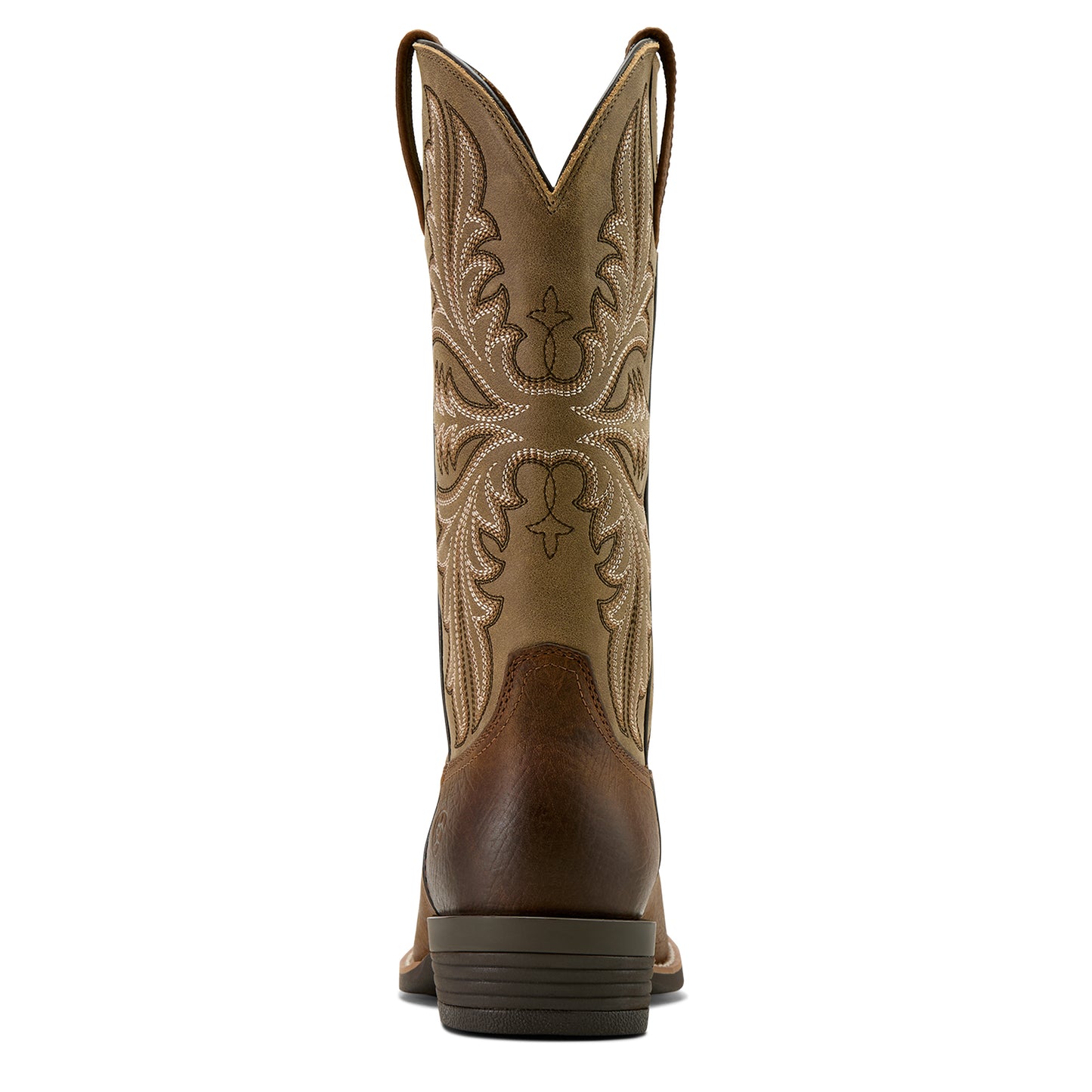 Ariat Men's Hustler Earth Leather Narrow Cutter Toe Western Boot 10061158