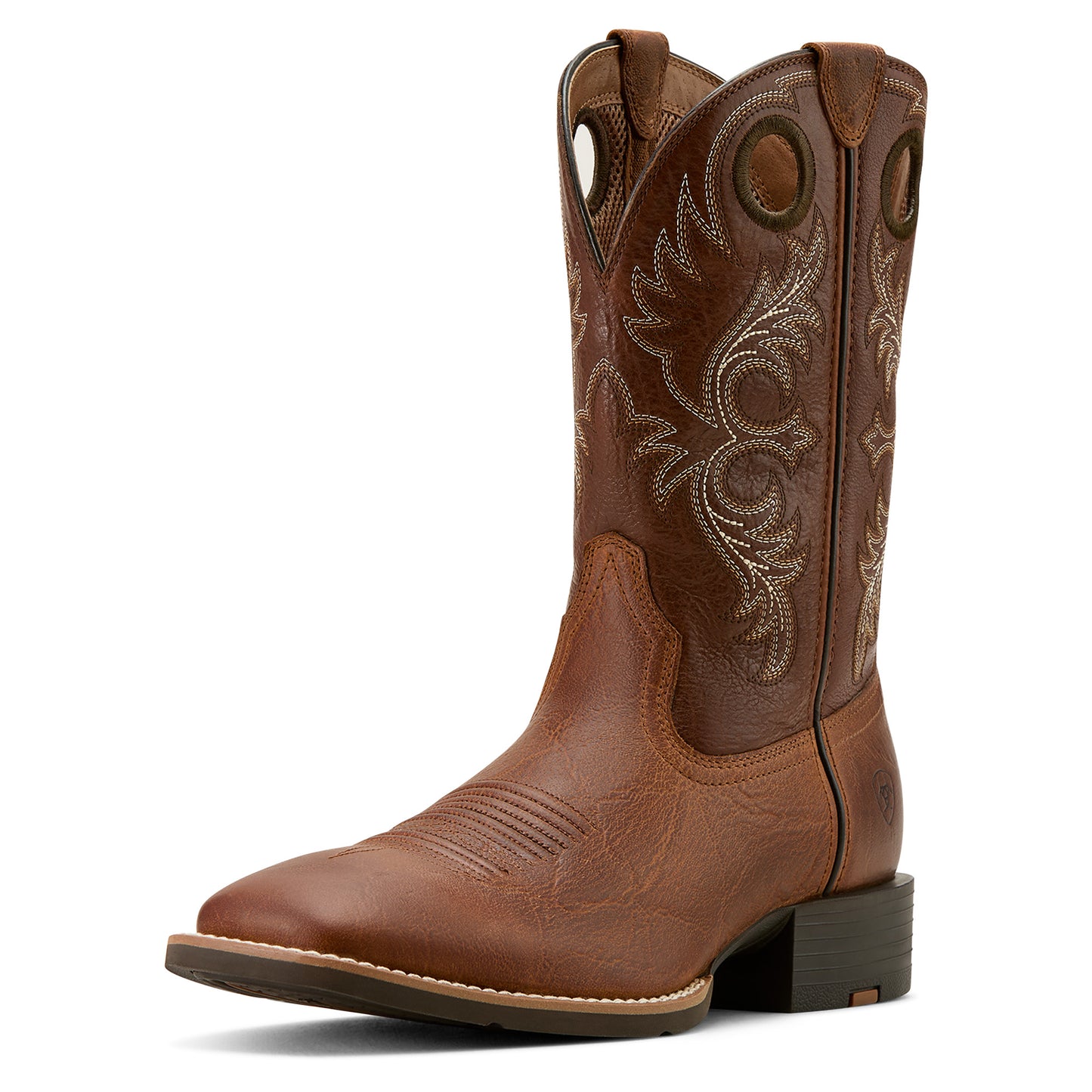 Ariat Men's Sport Rodeo Aged Tan Elephant Print Western Boot 10061183