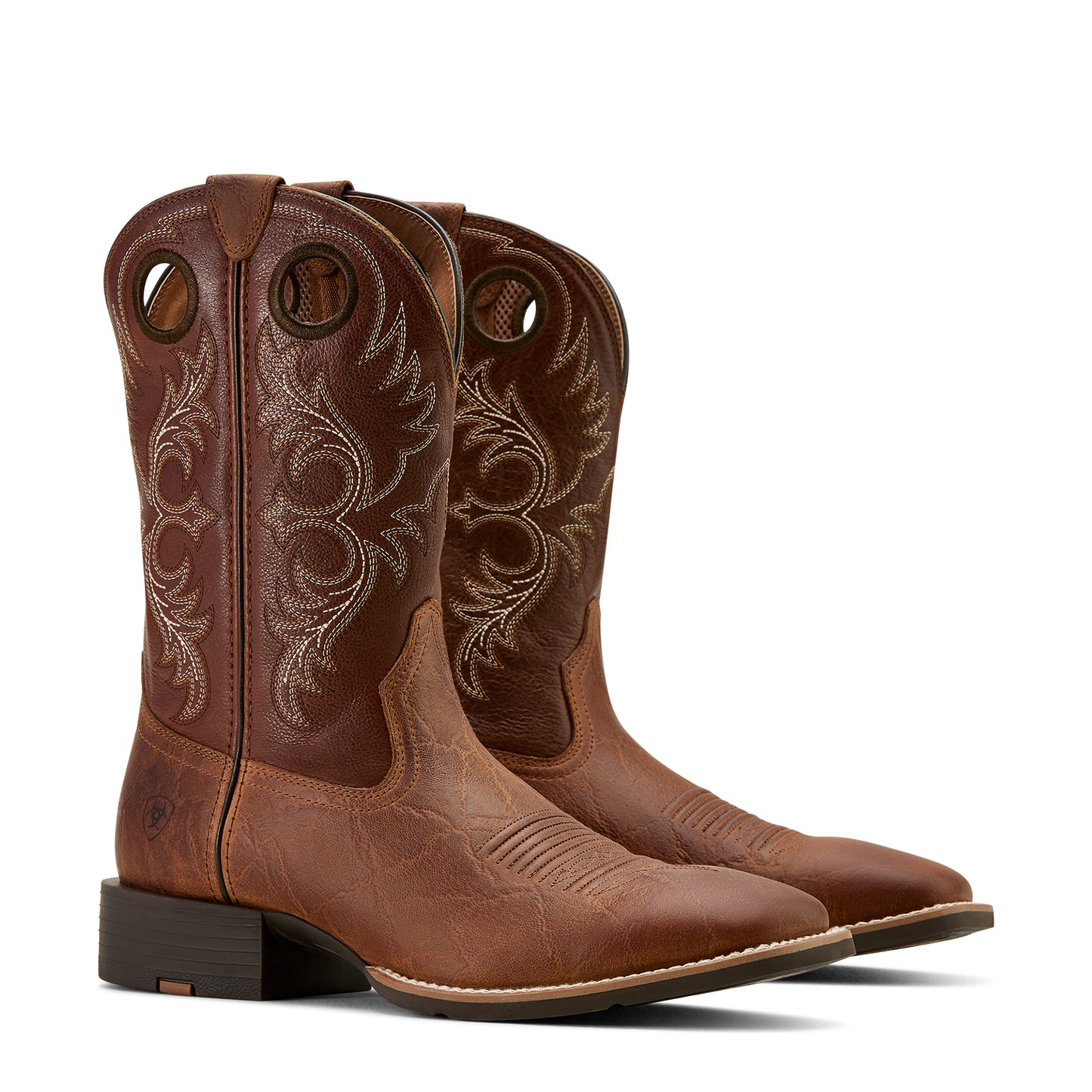 Ariat Men's Sport Rodeo Aged Tan Elephant Print Western Boot 10061183
