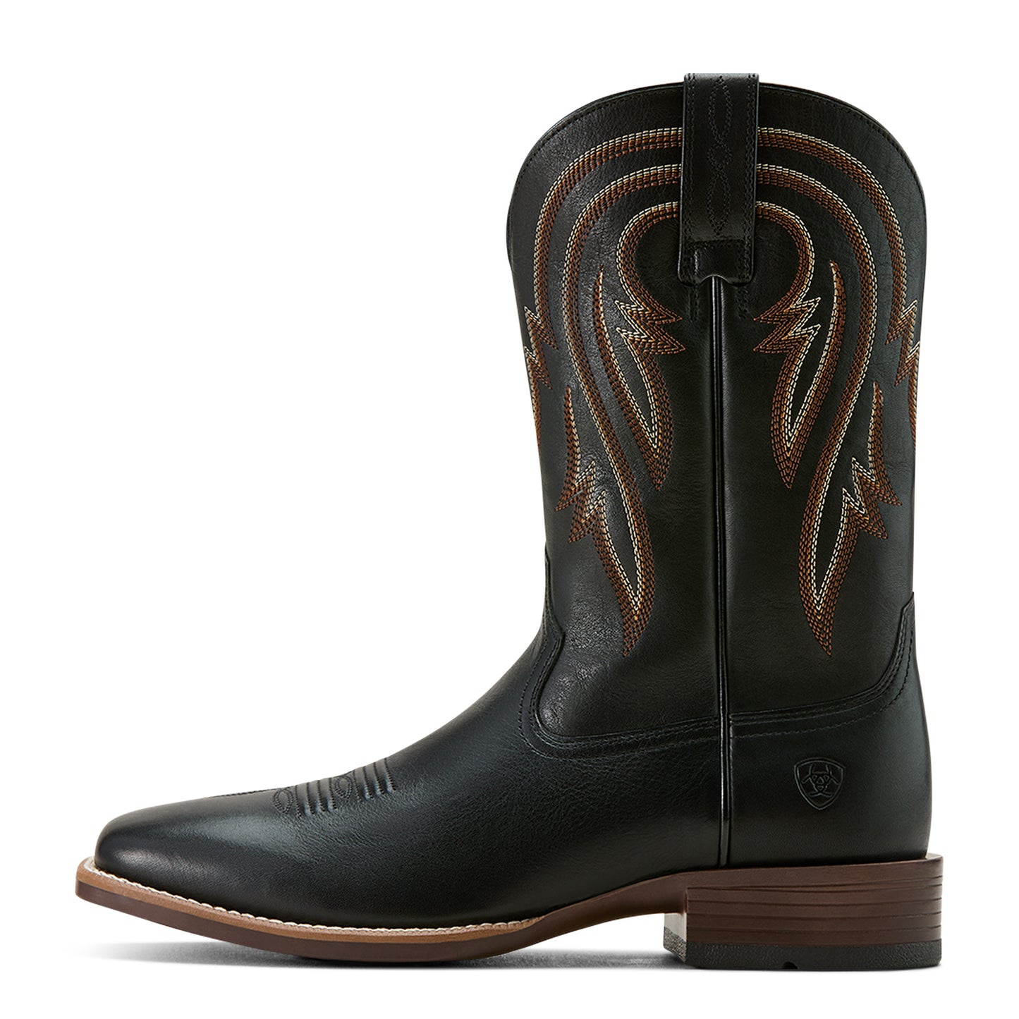 Ariat Men's Plano Supple Black Square Toe Cowboy Boot 10061195