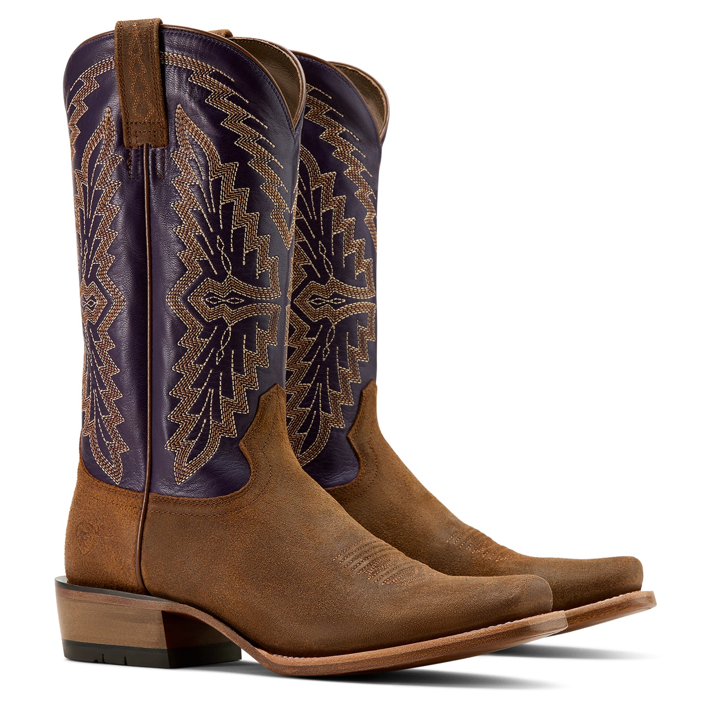 Ariat Men's Futurity Showman Foothill Brown Roughout Western Boot 10061218