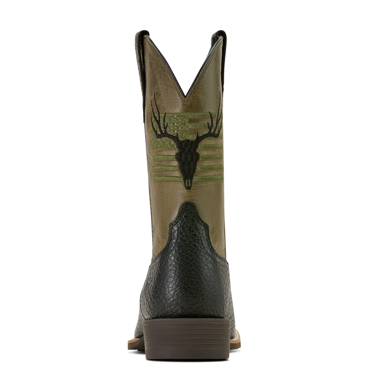 Ariat Men's Sport Antlers Black Adobe Western Boot 10061231