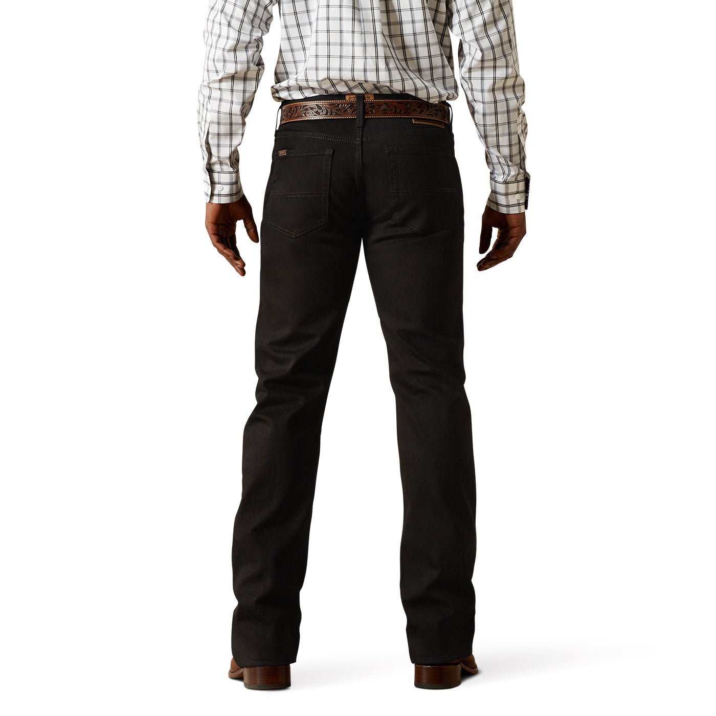 Ariat Men's M4 Relaxed Black Boot Cut Denim Jeans 10070592