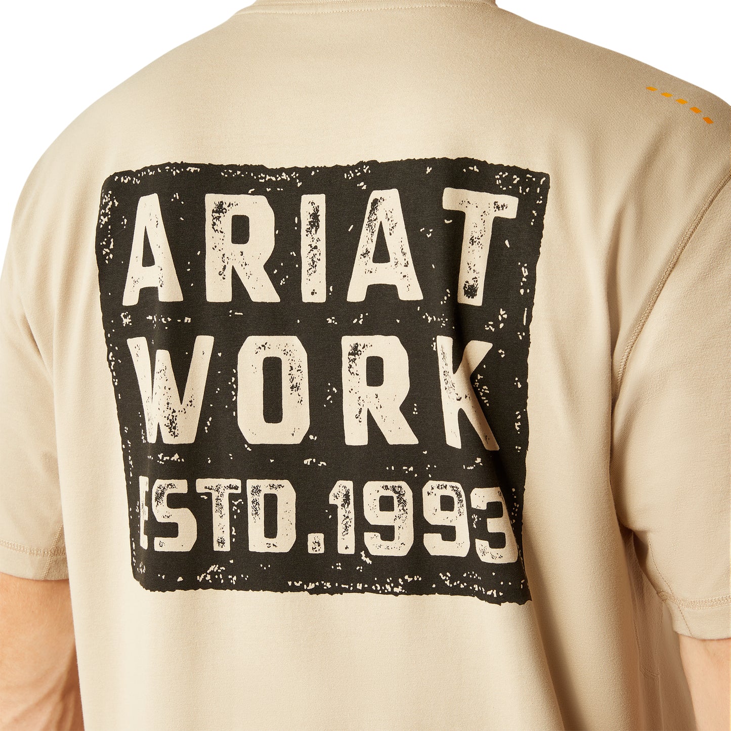 Ariat Men's Rebar Workman Brickyard Island Fossil Graphic T-Shirt 10054429